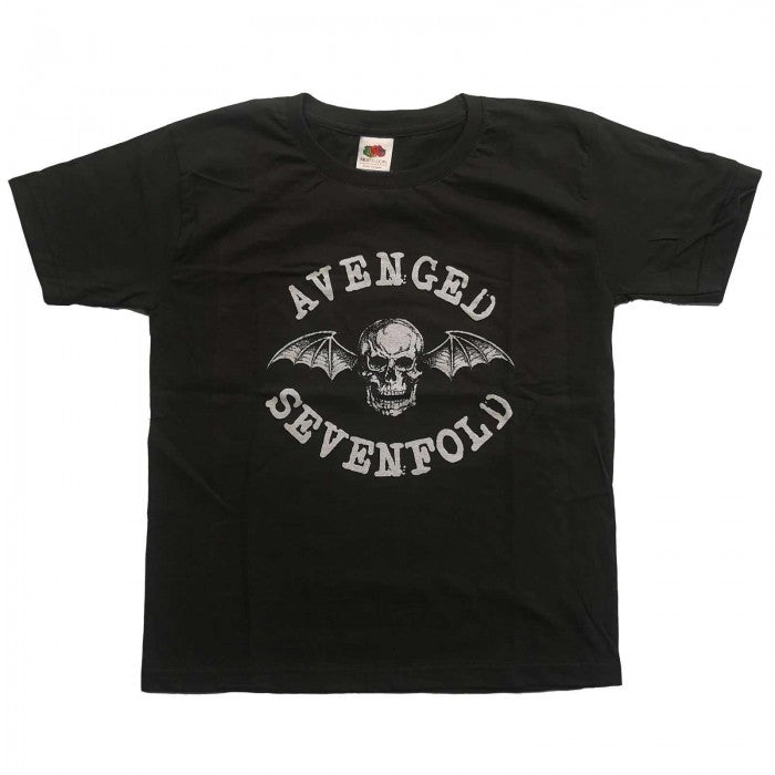 Front - Avenged Sevenfold Childrens/Kids Classic Deathbat Cotton T-Shirt