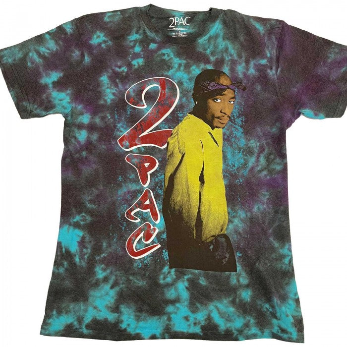 Front - Tupac Shakur Unisex Adult Vintage T-Shirt
