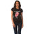 Front - The Rolling Stones Womens/Ladies Sixty Plastered Suede T-Shirt