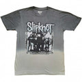 Front - Slipknot Unisex Adult Barcode Dip Dye T-Shirt