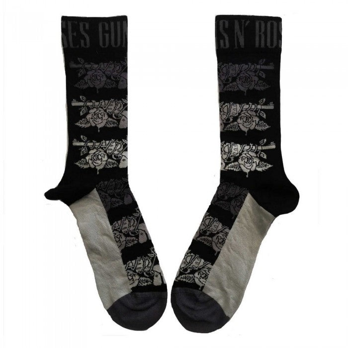 Front - Guns N Roses Unisex Adult Pistols Ankle Socks