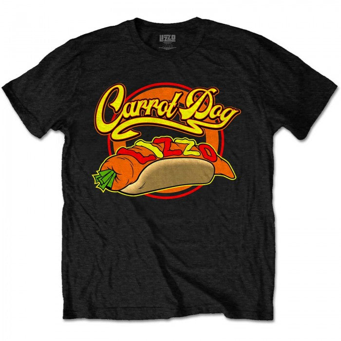 Front - Lizzo Unisex Adult Carrot Dog Cotton T-Shirt
