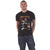 Front - Megadeth Unisex Adult Santa Vic Chimney Cotton Christmas T-Shirt