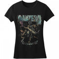 Front - Pantera Womens/Ladies Vintage Rider Cotton T-Shirt