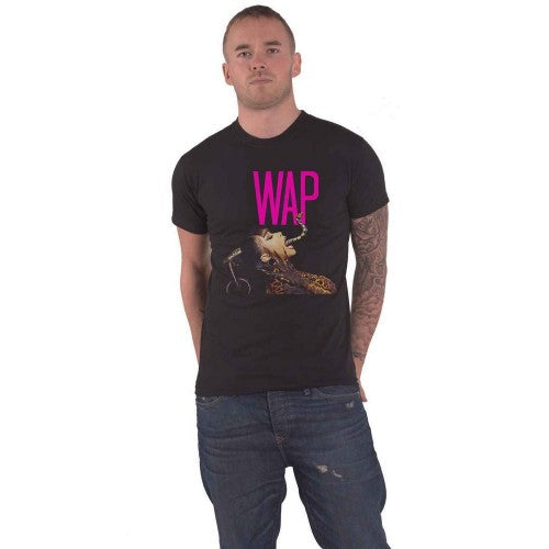 Front - Cardi B Unisex Adult WAP Dripping Snake T-Shirt