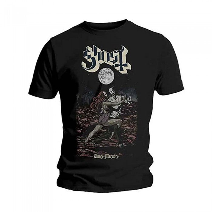 Front - Ghost Unisex Adult Dance Macabre T-Shirt