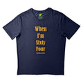 Front - The Beatles Unisex Adult When I´m Sixty Four Back Print Cotton T-Shirt