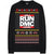 Front - Run DMC Unisex Adult Holiday Christmas Sweatshirt