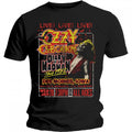 Front - Ozzy Osbourne Unisex Adult Diary Of A Madman Tour T-Shirt