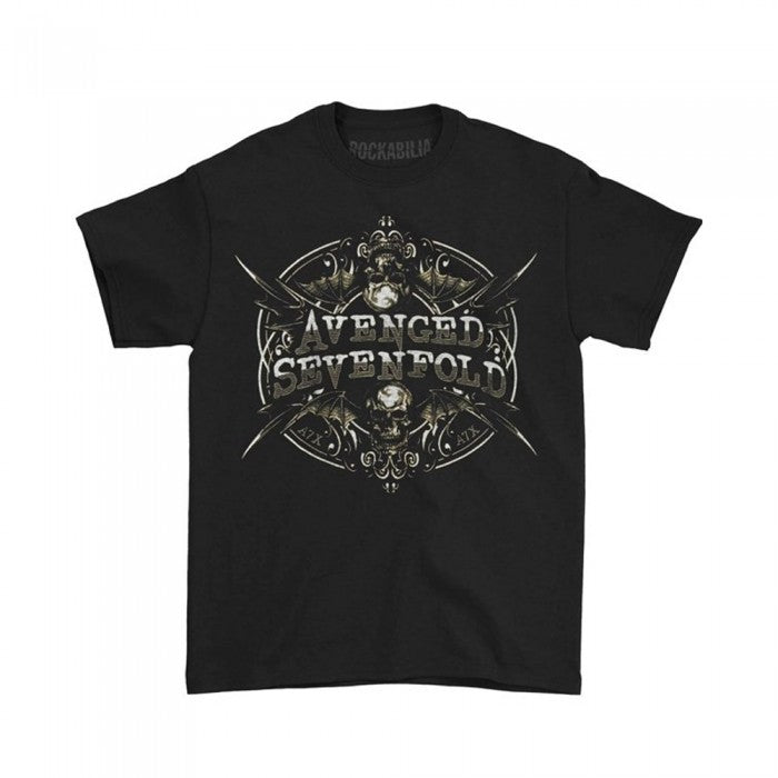 Front - Avenged Sevenfold Unisex Adult Reflections Cotton T-Shirt