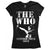 Front - The Who Womens/Ladies British Tour 1973 T-Shirt