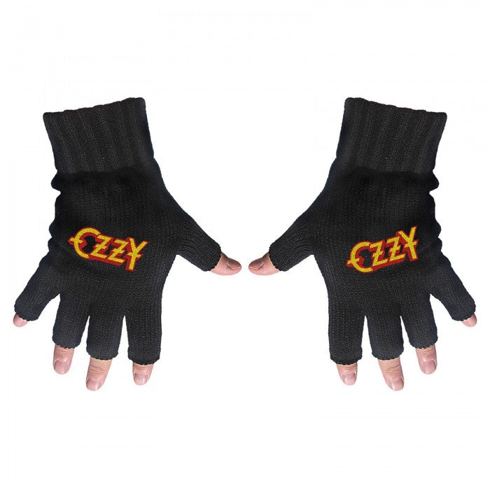 Front - Ozzy Osbourne Unisex Adult Logo Fingerless Gloves