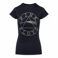 Front - Pink Floyd Womens/Ladies Diamante Circle Logo T-Shirt
