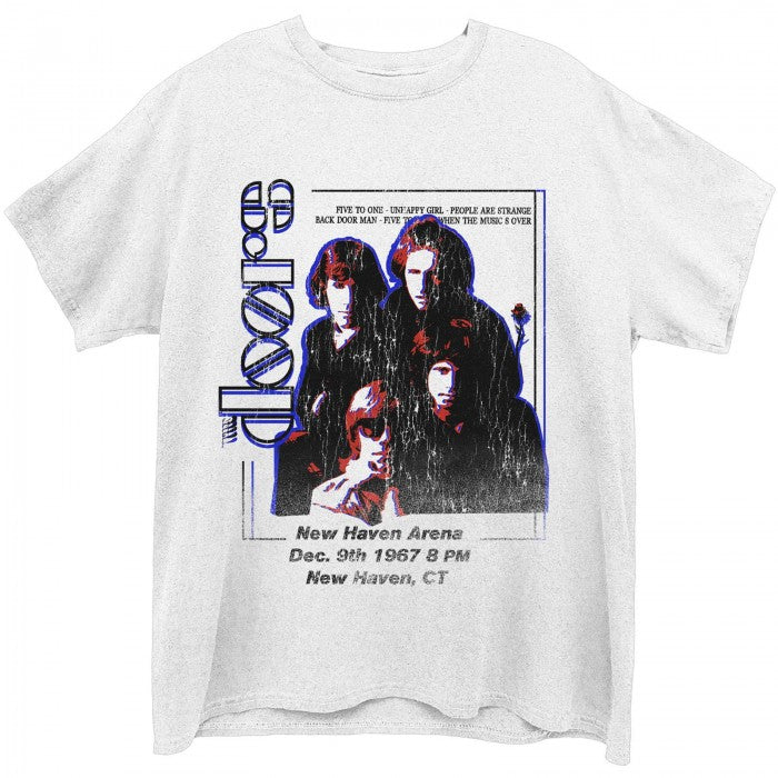 Front - The Doors Unisex Adult New Haven Cotton T-Shirt