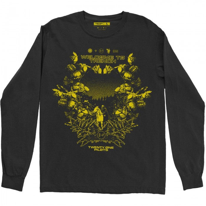 Front - twenty one pilots Unisex Adult Trench Scene Cotton Long-Sleeved T-Shirt