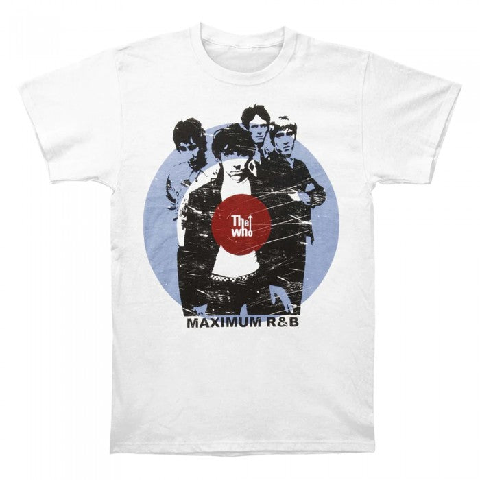 Front - The Who Unisex Adult Maximum Rhythm & Blues Cotton T-Shirt