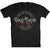 Front - Deep Purple Unisex Adult Smoke Circle Cotton T-Shirt