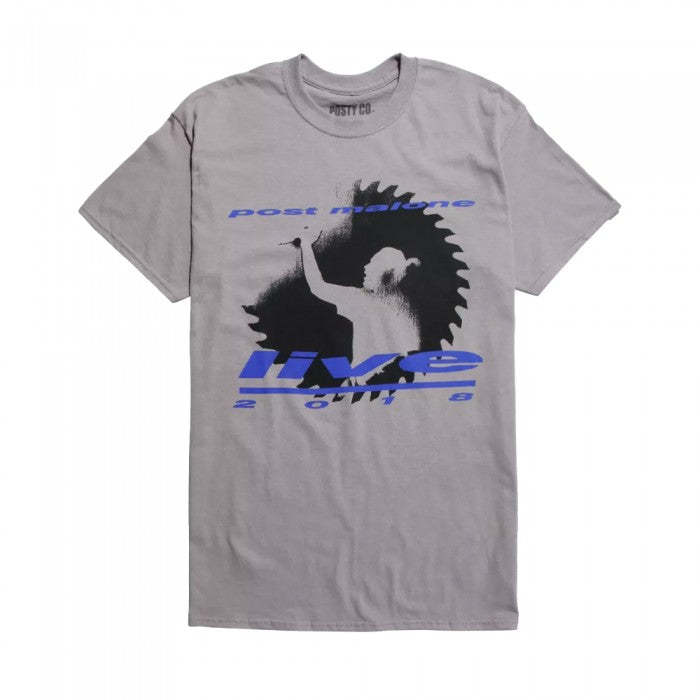 Front - Post Malone Unisex Adult Saw Cotton T-Shirt