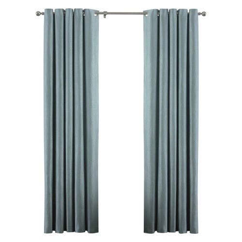 Front - Riva Home Atlantic Eyelet Ringtop Curtains