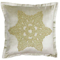 Front - Riva Paoletti Wonderland Snowflake Christmas Cushion Cover