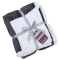 Front - Riva Paoletti Luxe Sherpa Fleece Throw