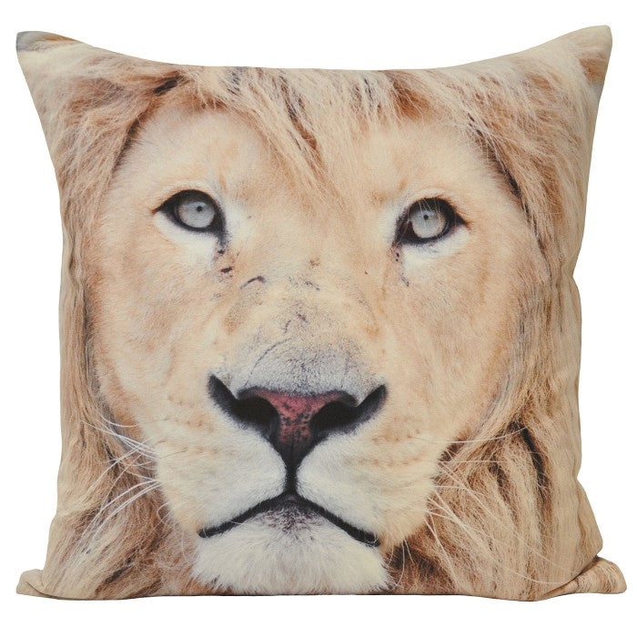 Front - Riva Home Animal Lion Cushion Cover