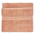 Pink - Front - The Linen Yard Plain Combed Cotton Bath Sheet