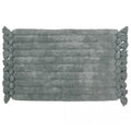 Charcoal - Front - Furn Tassel Ribbed Bath Mat
