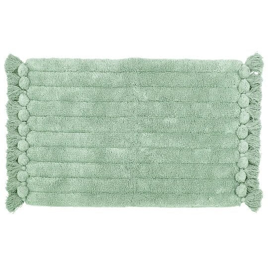 Front - Furn Tassel Ribbed Bath Mat