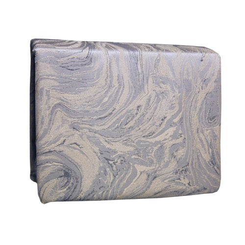 Front - Paoletti Jacquard Marble Duvet Cover Set