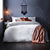 Front - The Linen Yard Tufted Ghost Halloween Duvet Cover Set