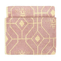 Front - Furn Bee Deco Geometric Jacquard Bath Towel