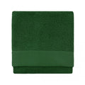 Dark Green - Front - Furn Textured Woven Hand Towel