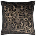 Front - Paoletti Tayanna Velvet Metallic Cushion Cover