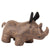 Front - Paoletti Faux Leather Rhinoceros Doorstop