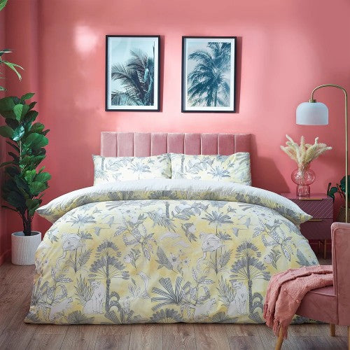Front - Furn Colony Palm Duvet Cover Set