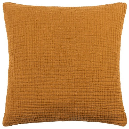 Front - Yard Lark Cotton Crinkled Cushion Cover