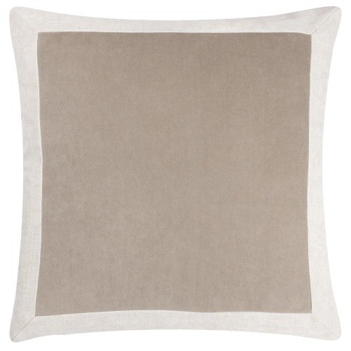 Pecan - Front - Yard Auden Velvet Linen Cushion Cover