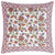 Front - Paoletti Mentera Velvet Floral Cushion Cover