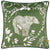 Front - Furn Buckthorn Piped Velvet Bear Cushion Cover