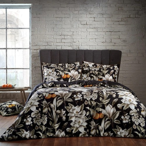 Front - EW by Edinburgh Weavers Lavish Sateen Floral Duvet Cover Set