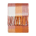 Front - Furn Juno Faux Mohair Checked Throw