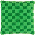 Front - Heya Home Check It Fleece Cushion Cover