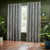 Front - Wylder Chenille Bengal Tiger Eyelet Curtains