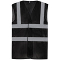 Front - Yoko Unisex Adult Mesh Hi-Vis Vest