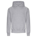 Front - Awdis Mens Signature Heather Heavyweight Full Zip Hoodie