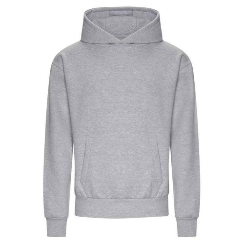 Front - Awdis Mens Signature Heather Heavyweight Full Zip Hoodie