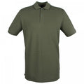 Front - Henbury Mens Micro Pique Polo Shirt