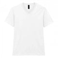Front - Gildan Mens Softstyle V Neck T-Shirt