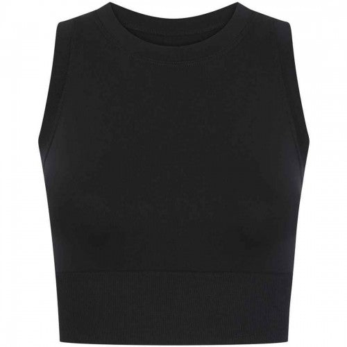 Front - Tombo Womens/Ladies Cropped Tank Top